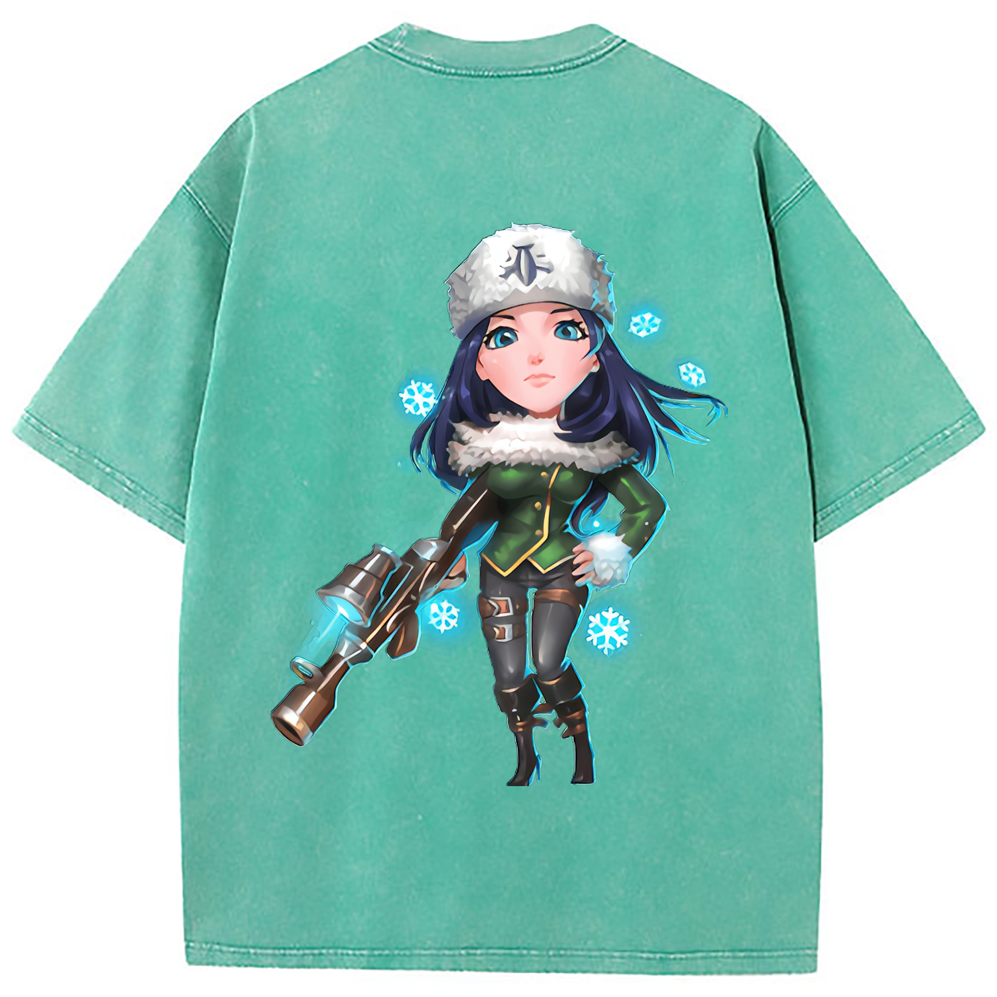 （画像用） リーグ・オブ・レジェンド League of Legends LOL 綿100% ヴィンテージ風 半袖Tシャツ（背面プリント）